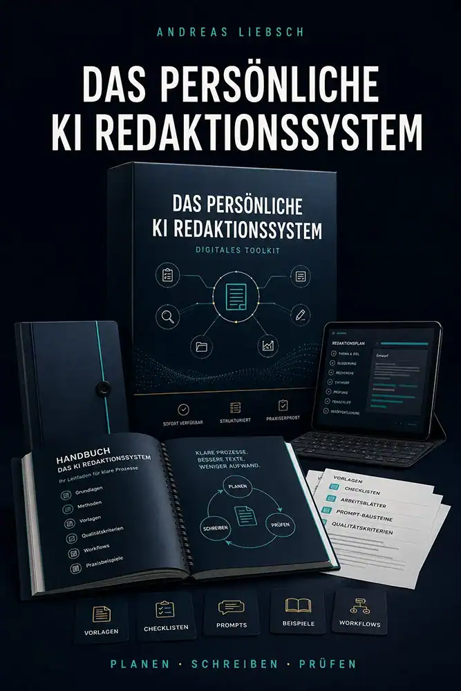 Cover: Das persönliche KI Redaktionssystem
